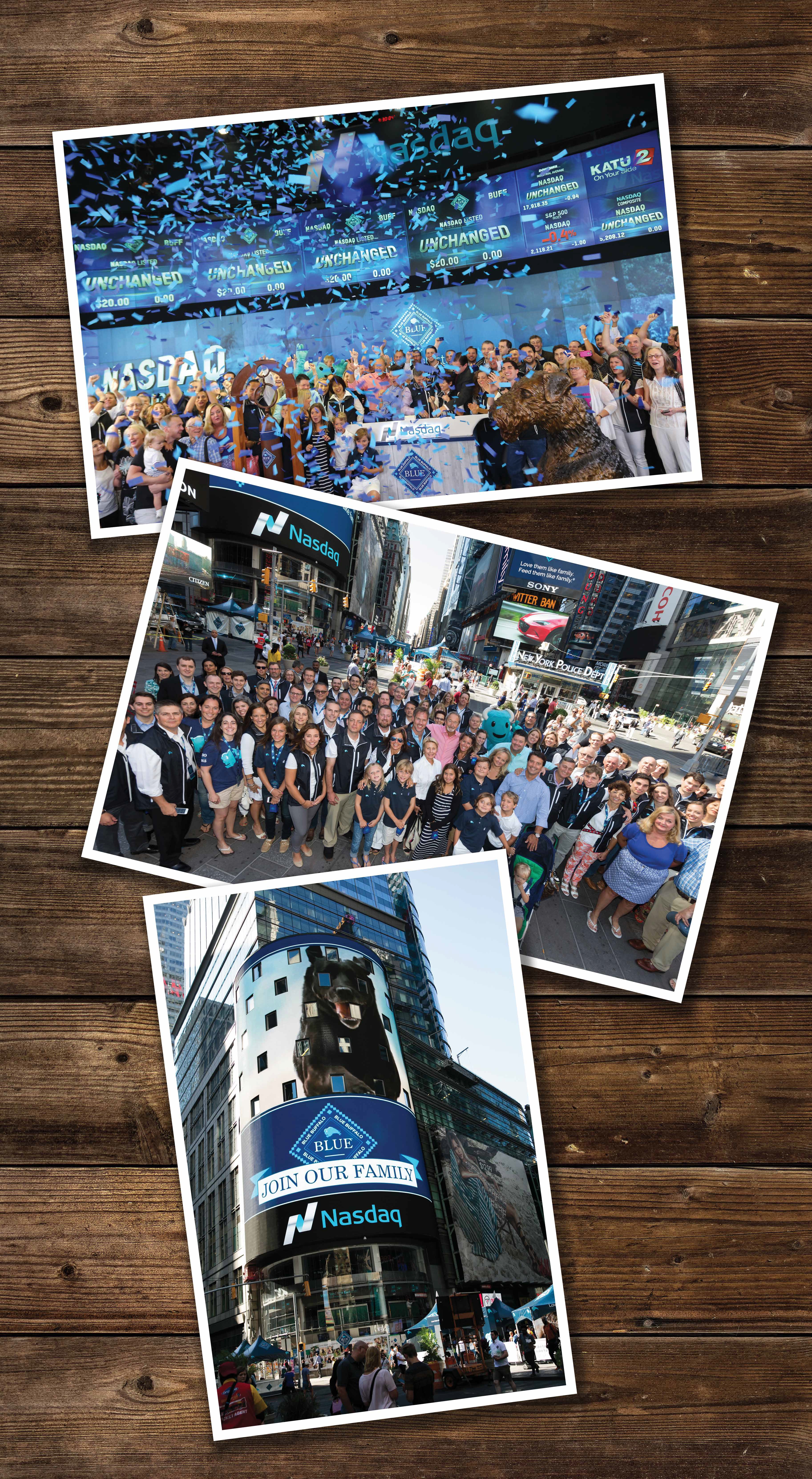 Photos from Blue Buffalo IPO in 2015