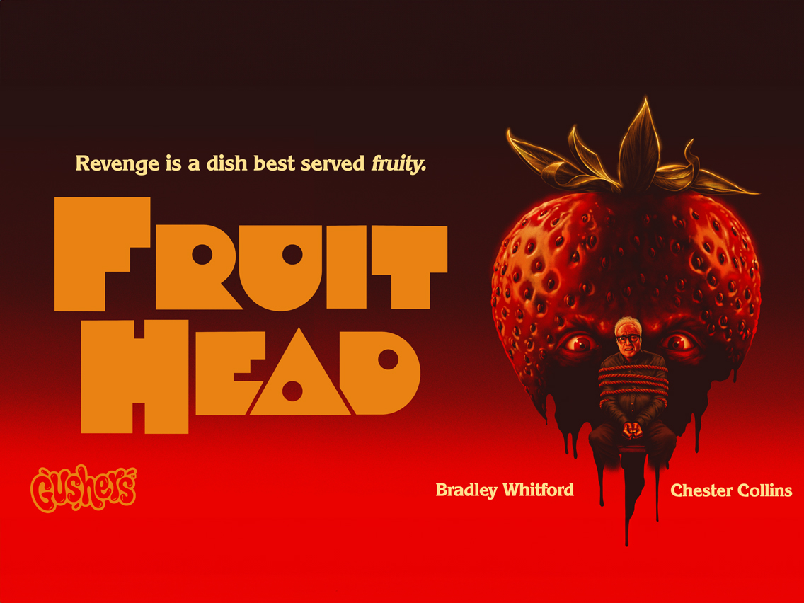  Actor Bradley Whitford and viral creator Chester Collins bring the Gushers Fruithead legend to life in a new horror short that reimagines the infamous ’90s commercial  as a terrifying Halloween thriller.